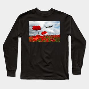 Spitfire Over The Poppy Long Sleeve T-Shirt